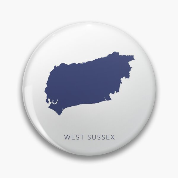 Item preview, Map of West Sussex UK designed and sold by By-Danni-Marie.