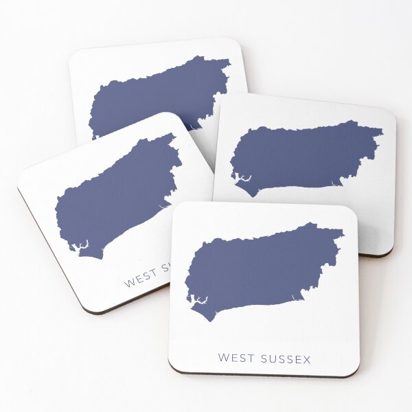 Item preview, Map of West Sussex UK designed and sold by By-Danni-Marie.