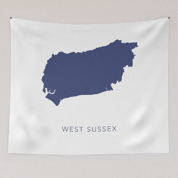 Item preview, Map of West Sussex UK designed and sold by By-Danni-Marie.