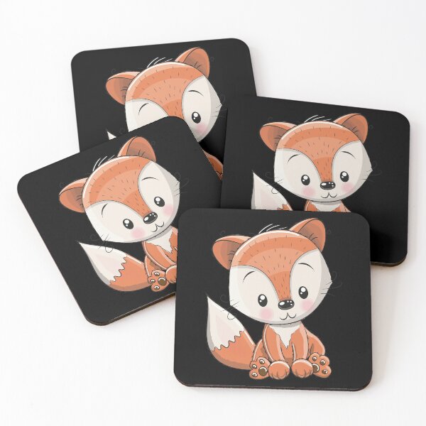 Artikelvorschau, Fox Cute Kawaii Cartoon entworfen und verkauft von ProjectX23.