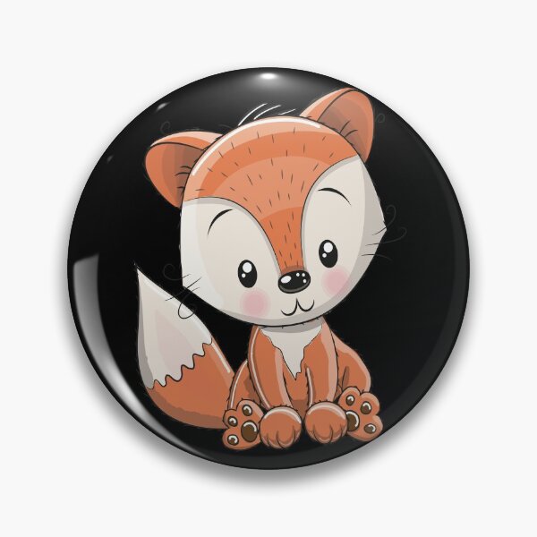 Artikelvorschau, Fox Cute Kawaii Cartoon entworfen und verkauft von ProjectX23.
