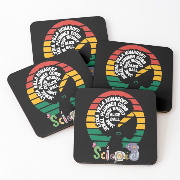 Item preview, FEMALE SCIENTIST SILHOUTTE BLACK HISTORY MEDICAL LABORATORY SCIENTIST  designed and sold by Hippiesole.