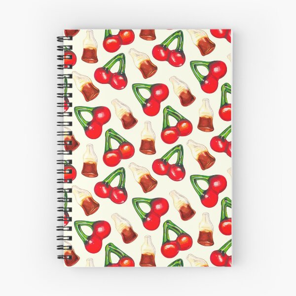 Item preview, Cherry Cola Gummy Candy Pattern - White designed and sold by Kelly  Gilleran.