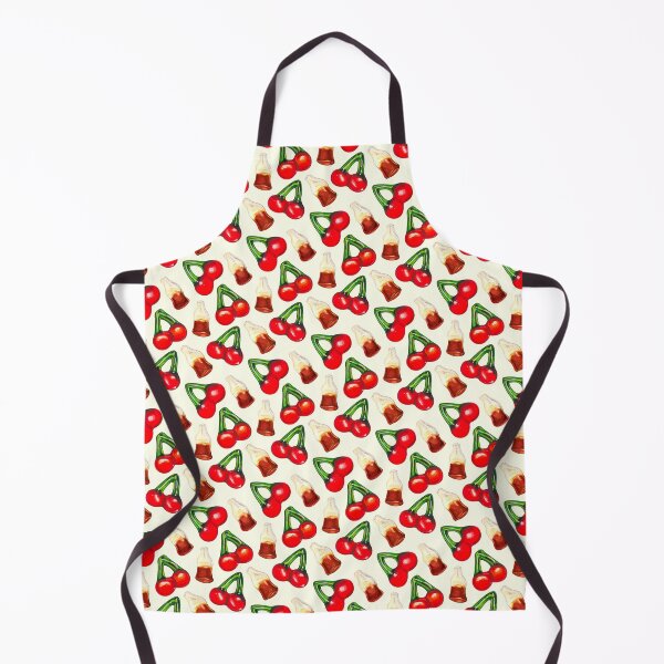 Item preview, Cherry Cola Gummy Candy Pattern - White designed and sold by Kelly Gilleran.