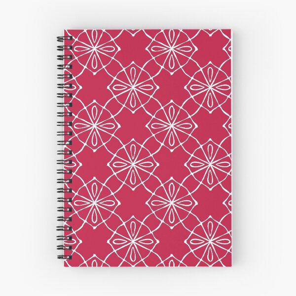 Item preview, Geometric Pattern Linked Pink White designed and sold by Antava.