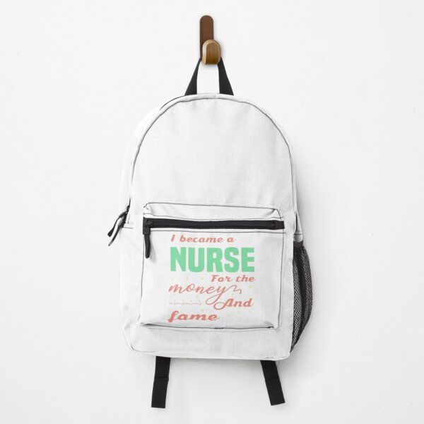 Item preview, Copy of I Became A Nurse For The Money And Fame - Funny Gift For Nurses designed and sold by NSTeeDesign.