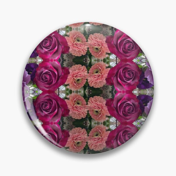 Item preview, Rayas de flores de rosas y gerberas designed and sold by MillaFlora.