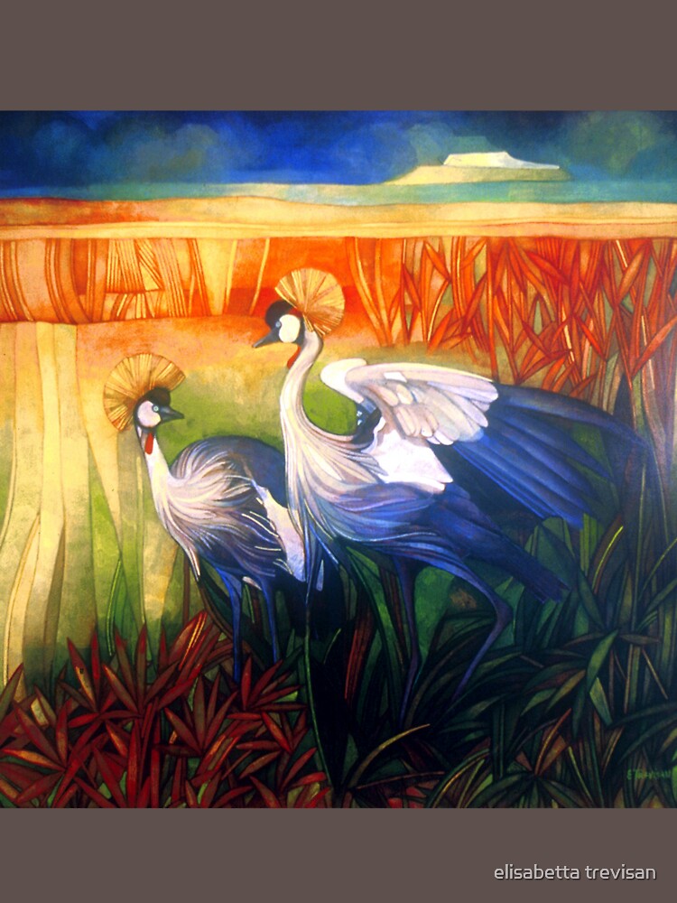 crane "balearica pavonina" by betta