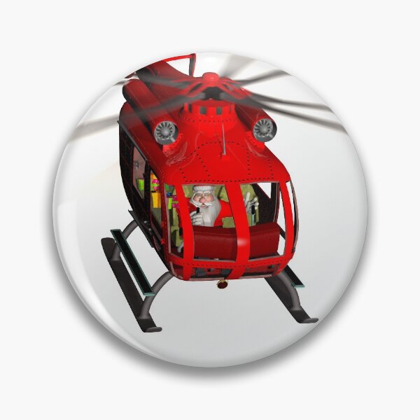Item preview, Santa Claus Flies A Helicopter designed and sold by Mythos57.