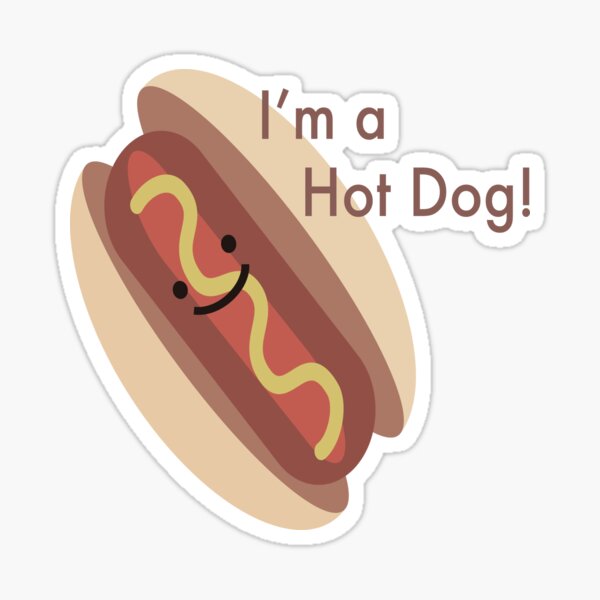 Hot-dog mignon Smile Kawaii' Petits badges