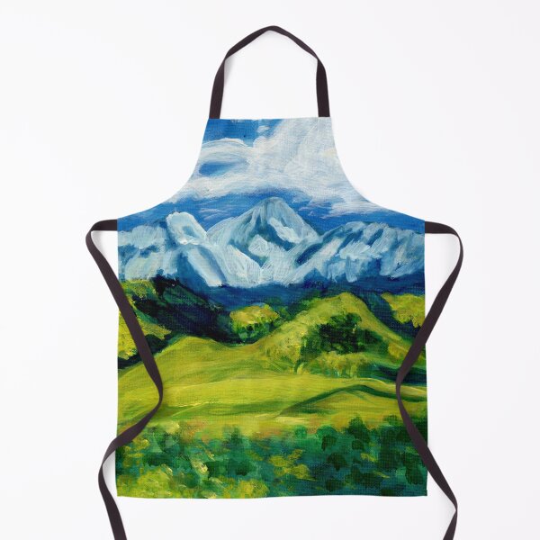 Item preview, Landscape Mountain Painting designed and sold by MyraLynneArt.