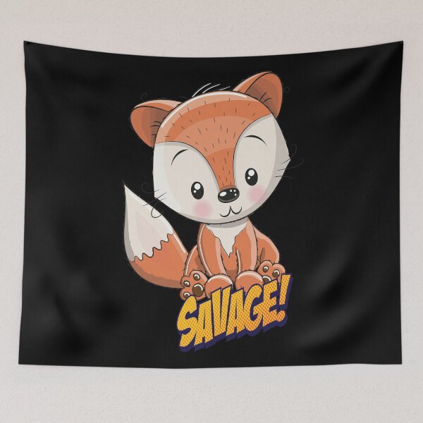 Artikelvorschau, Fox Cute Kawaii Cartoon entworfen und verkauft von ProjectX23.