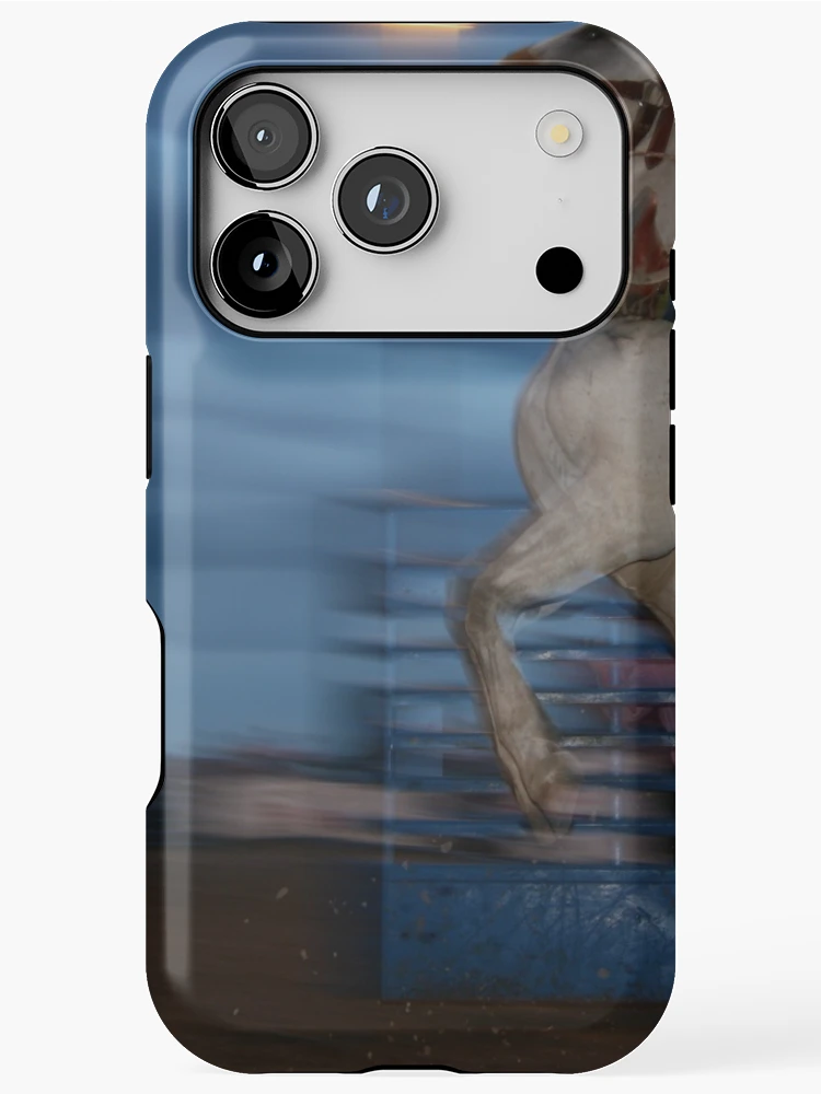 Thumbnail 1 of 4, iPhone Case, Bareback Bronc Rider designed and sold by Rodeo-Photos.
