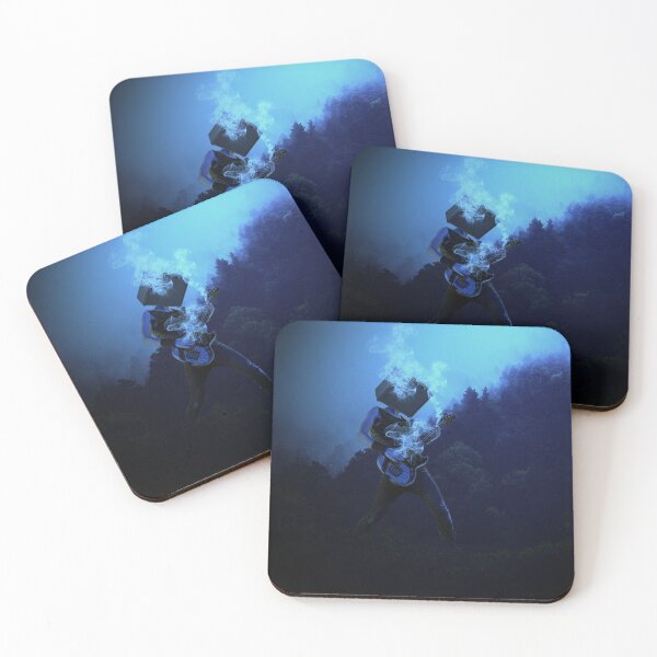 Item preview, Burning Passion: The Bassist - Digital Collage designed and sold by DoggoTankDesign.