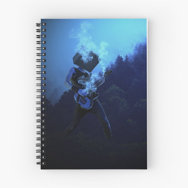 Item preview, Burning Passion: The Bassist - Digital Collage designed and sold by DoggoTankDesign.