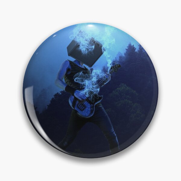 Item preview, Burning Passion: The Bassist - Digital Collage designed and sold by DoggoTankDesign.