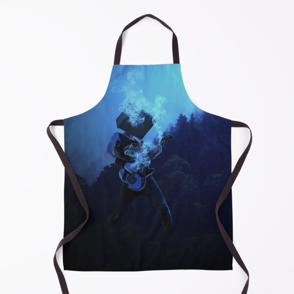 Item preview, Burning Passion: The Bassist - Digital Collage designed and sold by DoggoTankDesign.