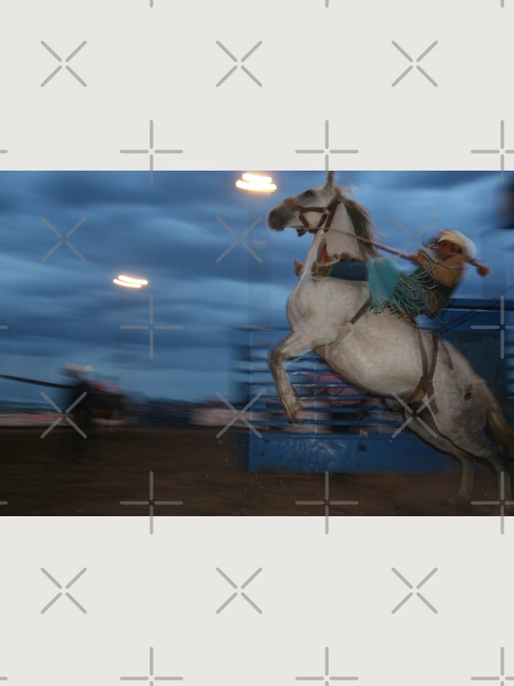 Thumbnail 6 of 6, Premium Oversized Hoodie, Bareback Bronc Rider designed and sold by Rodeo-Photos.