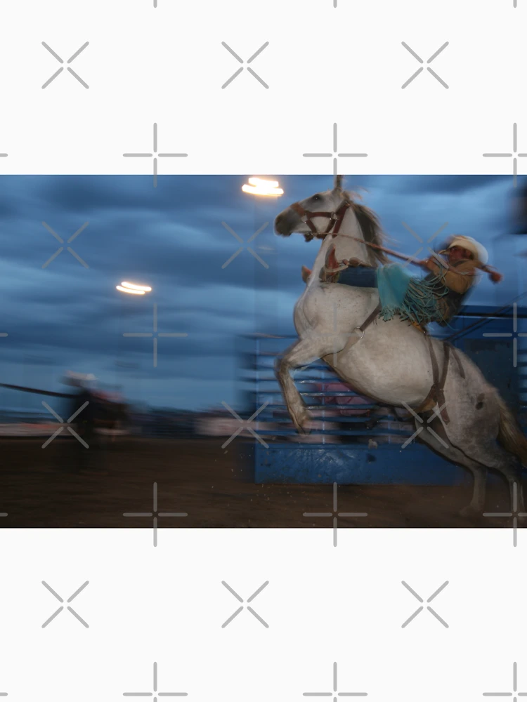 Thumbnail 6 of 6, Pullover Hoodie, Bareback Bronc Rider designed and sold by Rodeo-Photos.