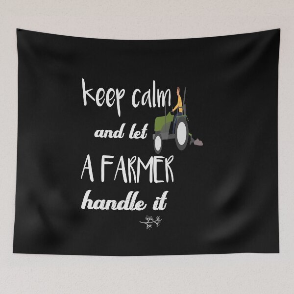 Item preview, keep calm and let a farmer handle it t-shirt Classic T-Shirt designed and sold by Ikgha.