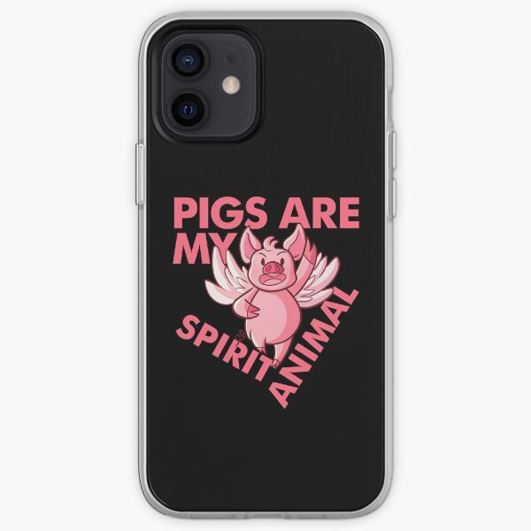 Pigs Are My Spirit Animal iPhone Soft Case