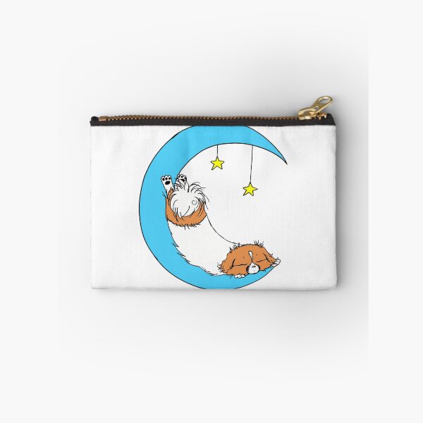 Item preview, Beautiful and Cute Tibbie on the Moon Art Design designed and sold by Monica C. Webster.
