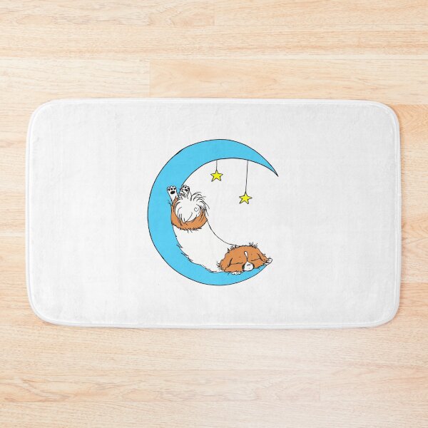Item preview, Beautiful and Cute Tibbie on the Moon Art Design designed and sold by Monica C. Webster.