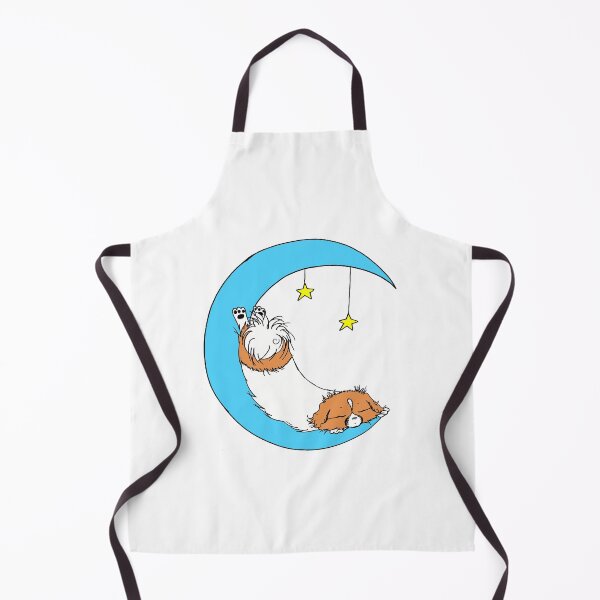 Item preview, Beautiful and Cute Tibbie on the Moon Art Design designed and sold by Monica C. Webster.