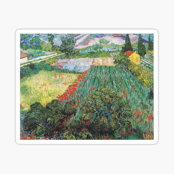 Item preview, Van Gogh - Field with Poppies designed and sold by NewNomads.