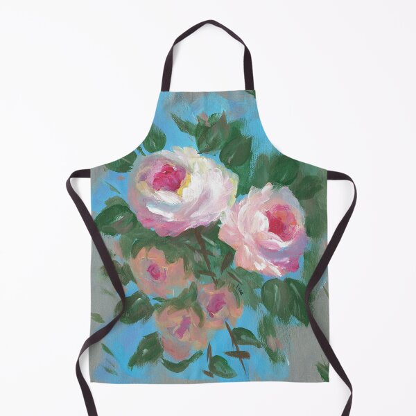 Item preview, Two Bright Pink Roses designed and sold by Smalltownart.