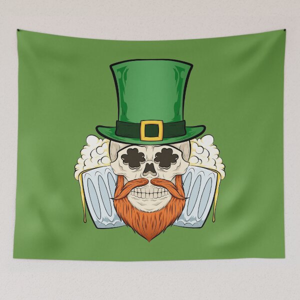 Item preview, skull beer funny st patrick day funny  designed and sold by V A R G A S S T Y L E.