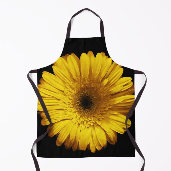 Item preview, Yellow Gerbera on black bakground designed and sold by TheSpaceShip.
