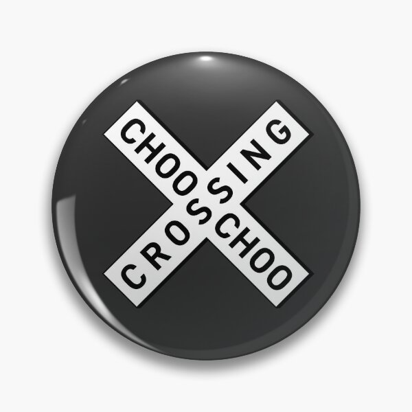 Item preview, Choo-choo Railroad Crossing Sign for Train Enthusiasts designed and sold by ClickForMore.