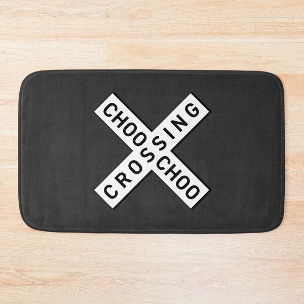 Item preview, Choo-choo Railroad Crossing Sign for Train Enthusiasts designed and sold by ClickForMore.