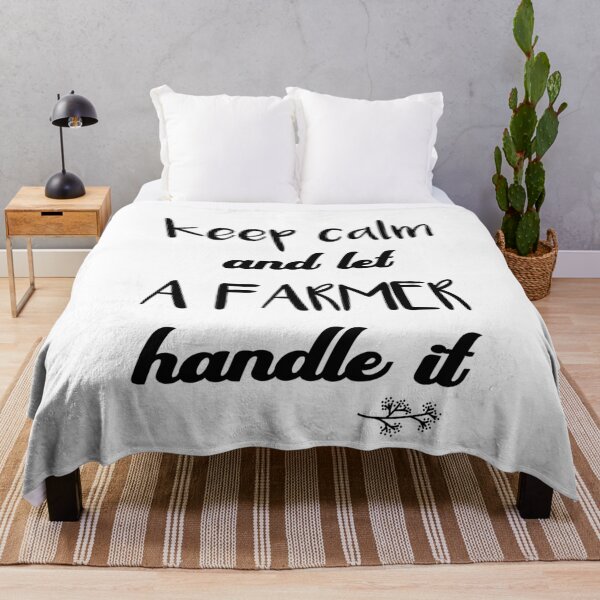 Item preview, keep calm and let a farmer handle it t-shirt Classic T-Shirt designed and sold by Ikgha.