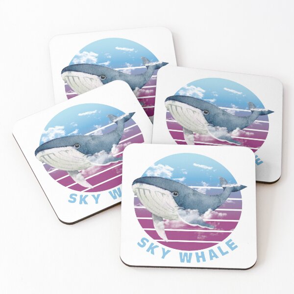 Item preview, Skywhale Floating In The Clouds designed and sold by dcoxdesigns.