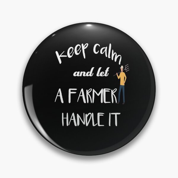 Item preview, keep calm and let a farmer handle it t-shirt Classic T-Shirt designed and sold by Ikgha.