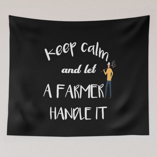 Item preview, keep calm and let a farmer handle it t-shirt Classic T-Shirt designed and sold by Ikgha.