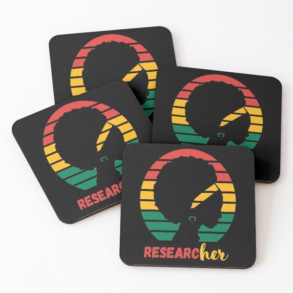 Item preview, RESEARCher FEMALE SCIENTIST SILHOUTTE BLACK HISTORY MEDICAL LABORATORY SCIENTIST  designed and sold by Hippiesole.
