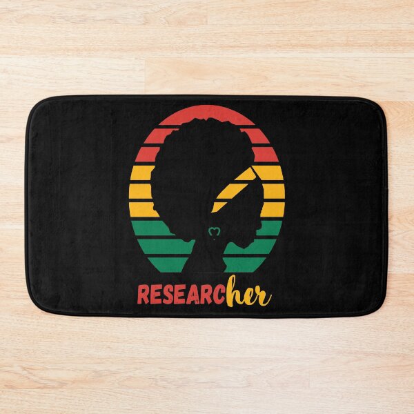 Item preview, RESEARCher FEMALE SCIENTIST SILHOUTTE BLACK HISTORY MEDICAL LABORATORY SCIENTIST  designed and sold by Hippiesole.