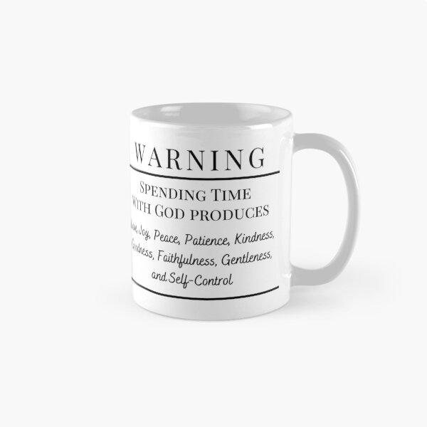 Item preview, Warning Spending Time with God Funny Christian Design designed and sold by dkgivens.