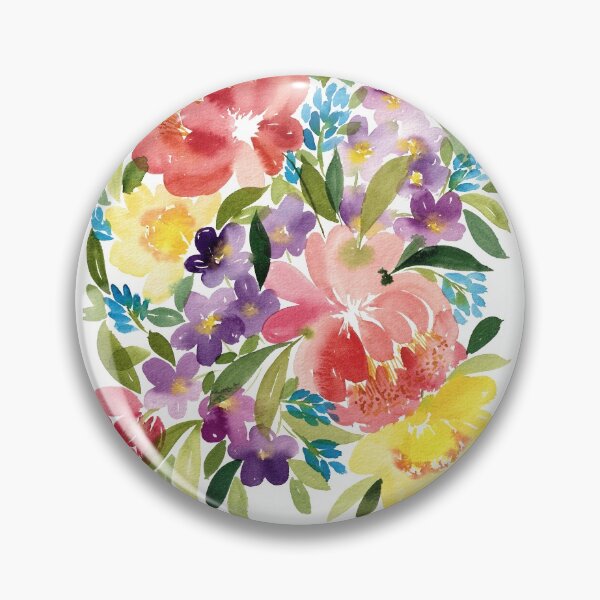 Item preview, Watercolour Floral Burst designed and sold by MinaP.