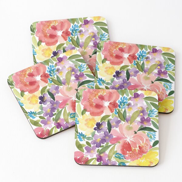 Item preview, Watercolour Floral Burst designed and sold by MinaP.
