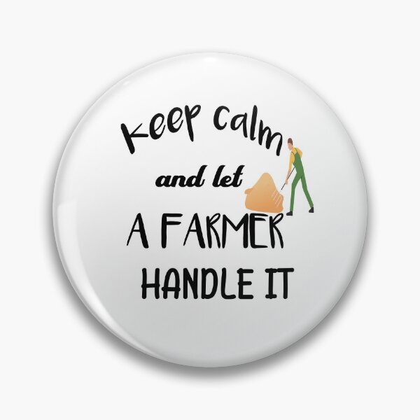 Item preview, keep calm and let a farmer handle it t-shirt Classic T-Shirt designed and sold by Ikgha.