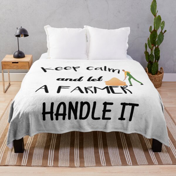 Item preview, keep calm and let a farmer handle it t-shirt Classic T-Shirt designed and sold by Ikgha.
