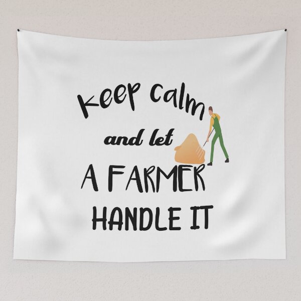 Item preview, keep calm and let a farmer handle it t-shirt Classic T-Shirt designed and sold by Ikgha.