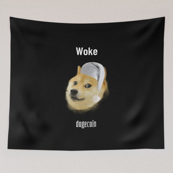 Item preview, Woke Dogecoin designed and sold by GleamingGiant.