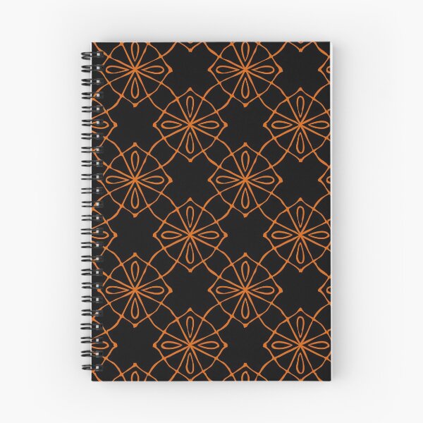 Item preview,  Geometric Pattern  Linked  Black Orange designed and sold by Antava.