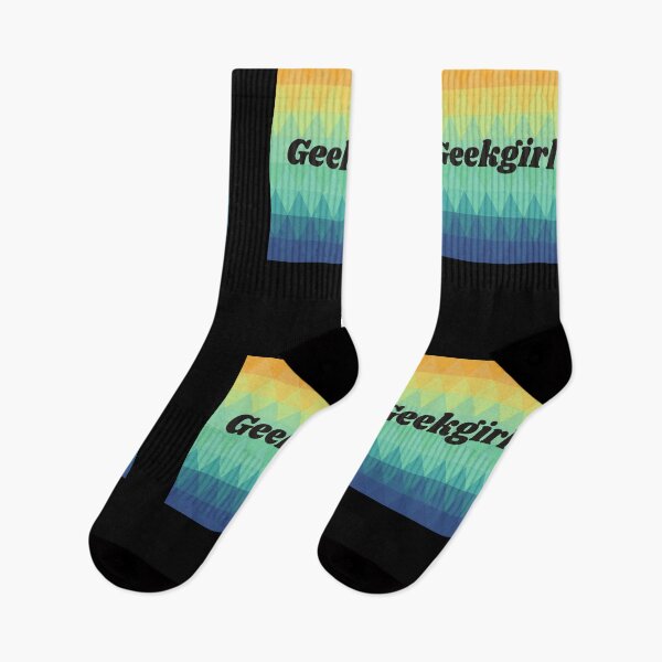Item preview, Geekgirl geo triangle dream   |  GEEKS RULE THEIR WORLD  designed and sold by Le Plus Three.