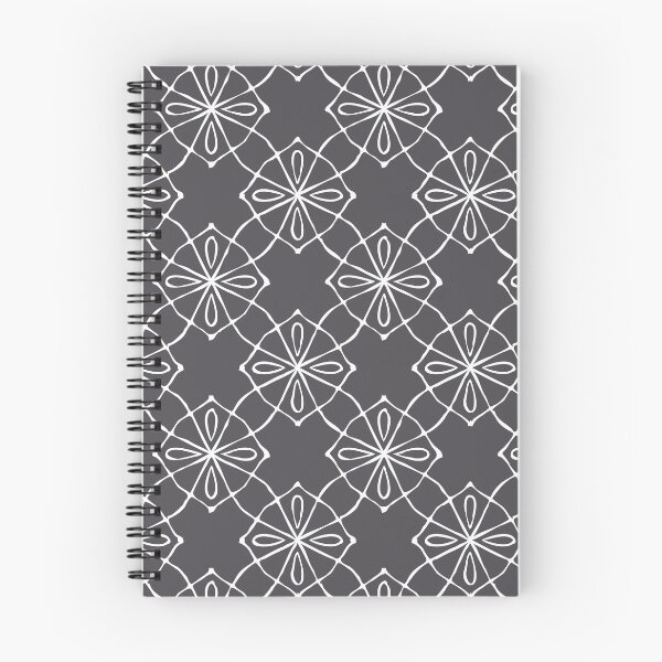 Item preview,  Geometric Pattern Linked Grey White designed and sold by Antava.